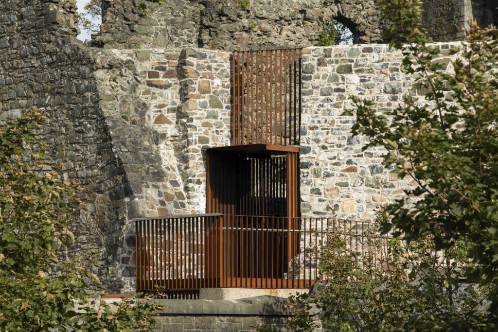 Architectural detail at Carlingford Castle 