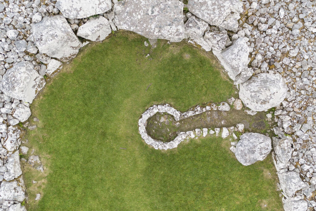Aerial view of Creevykeel, County Sligo