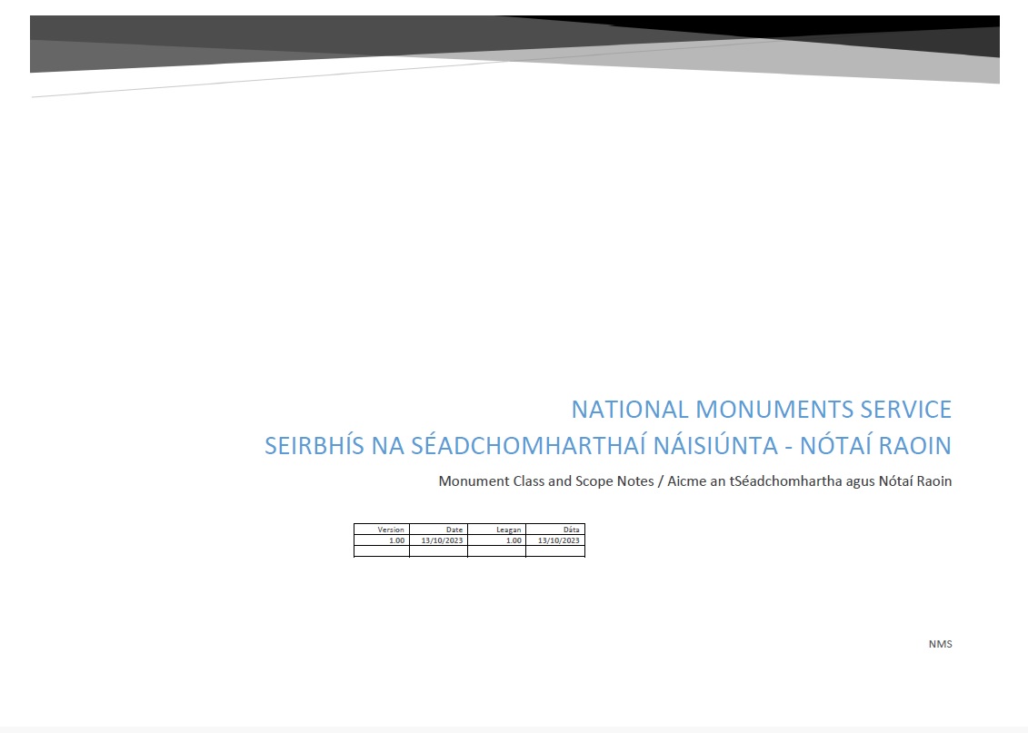 Monument Class and Scope Notes