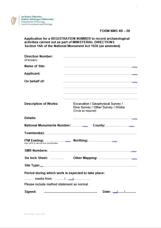 Directions Registration Form